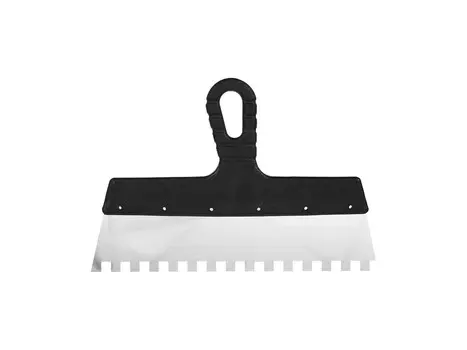 Шпатель Korvus малярный, зубчатый, 300 мм, зуб 10 мм х10 мм