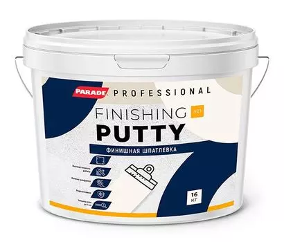 Шпатлевка акрил. PARADE PROFESSIONAL S21 финишная 16кг Россия