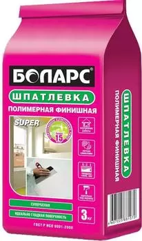 Шпатлевка финишная Боларс Super, 3 кг