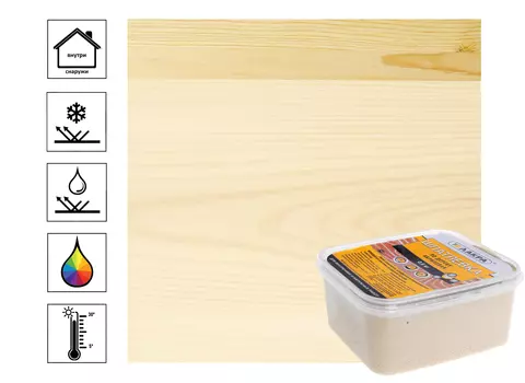 Шпатлевка по дереву Лакра Береза 0,6кг