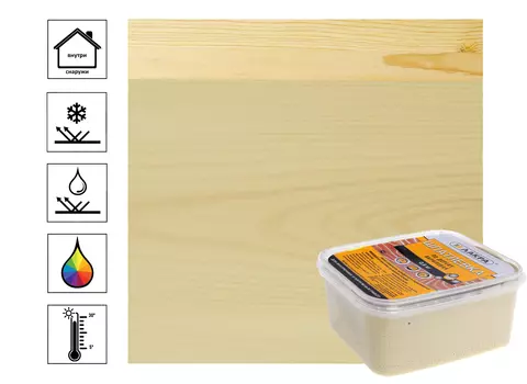 Шпатлевка по дереву Лакра Дуб 0,6кг