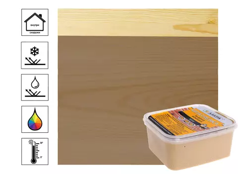 Шпатлевка по дереву Лакра Махагон 0,6кг