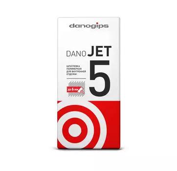 Шпатлевка полимерная Danogips DANO JET-5, 25кг
