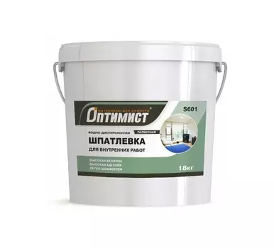 Шпатлевка S601 ОПТИМИСТ для вн. работ 18кг, , шт