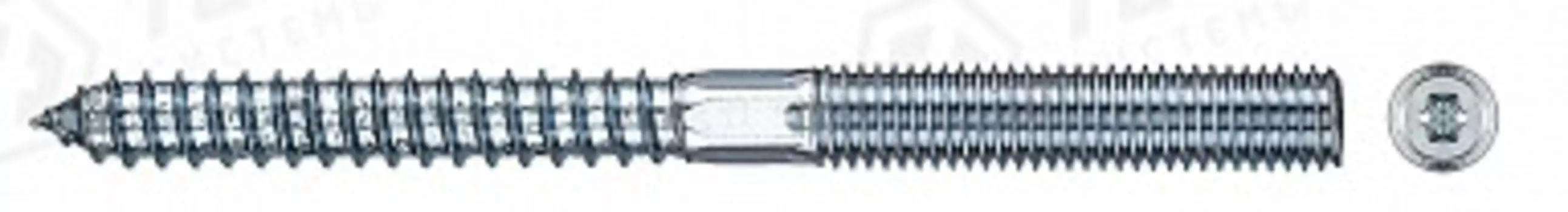 Шпилька Tech-Krep 10х120мм сантехническая, 2 шт