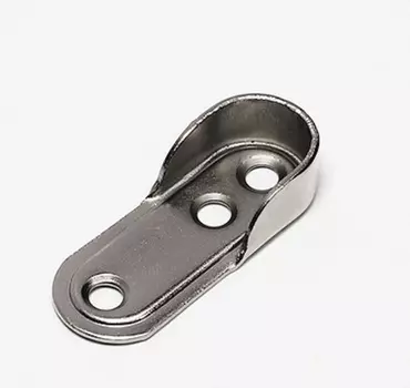 Штангодержатель для овальной трубы с никелевым покрытием, 2шт