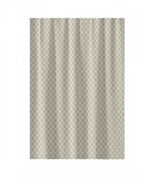 Штора для ванной Delphinium "Соната" ПВХ 180х200см, 12 колец, бежевый