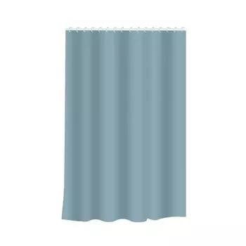 Штора для ванной Mset YS160005 peva, 180х180 см, голубой