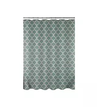 Штора для ванной Mset YS230407 peva, 180х180 см, цветная капля