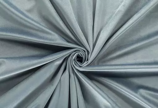 Штора Портьера Бархат 180*275 см, серо-голубой