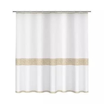 Шторка для ванной комнаты, STONE, NATURAL, 180*180