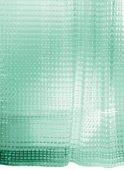 Шторы для ванной комнаты Zalel 3D 180*180 PVA зеленый арт. YC-154 Green