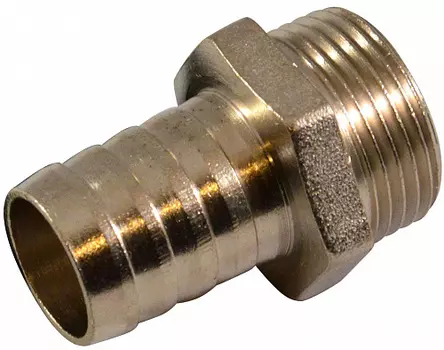 Штуцер под шланг с наружной резьбой 1/2"х20мм CTM