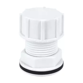 Штуцер (врезка) в бак (емкость) с прокладкой 3/4" (пластик), MP-У