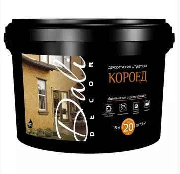 Штукатурка декоративная DALI - decor XL-K ("Короед"), ведро 15 кг