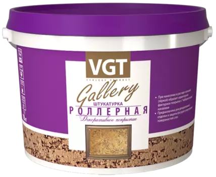 Штукатурка VGT РОЛЛЕРНАЯ среднезернистая 9 кг, белая