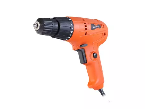 Шуруповерт сетевой PATRIOT FS 250, 1 скор., мощность 280 Вт,