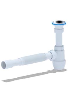 Сифон Ани 1 1/4"х 32 "Юнг" с гибкой трубой 32х32/40