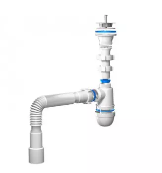 Сифон Ани для душевого поддона1 1/2"х40 с г/т 40х50 Е115