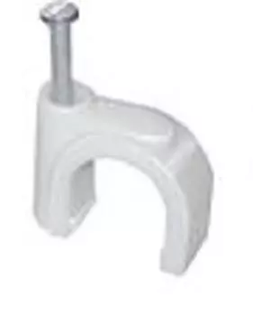 Скоба для кабеля круглая, №16,100 шт.ИЭК