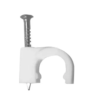 Скоба для кабеля круглая, №18,100 шт. ИЭК