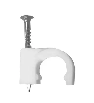 Скоба для кабеля круглая, №20, 100 шт.ИЭК