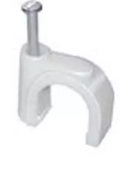 Скоба для кабеля круглая, №4, 100 шт.ИЭК