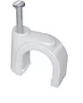 Скоба для кабеля круглая, №7, 100 шт.ИЭК