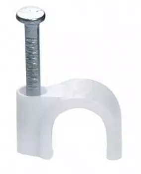 Скоба для кабеля Tech-Krep круглая А4 мм, 50 шт