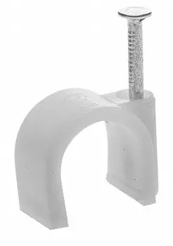 Скоба для кабеля Tech-Krep круглая А6 мм, 50 шт