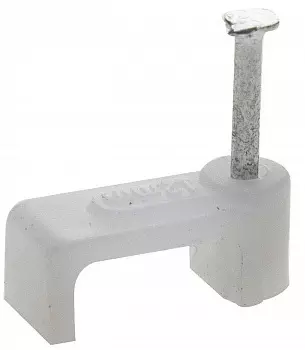 Скоба для кабеля Tech-Krep плоская Б12 мм, 50 шт