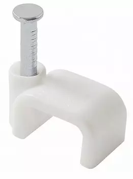 Скоба для кабеля Tech-Krep плоская Б9 мм, 50 шт