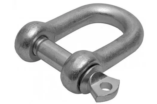 Скоба такелажная 10 мм, оцинкованная, 2 шт