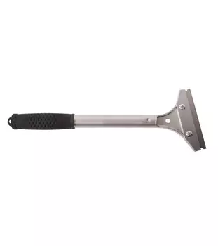 Скребок 100 мм, металлическая обрезиненная ручка