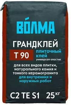 Смесь сухая ВОЛМА-Грандклей, 25 кг. С2 ТЕ S1