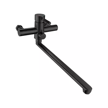 Смеситель "ARGO" для ванны и умывальника SOLID чёрный