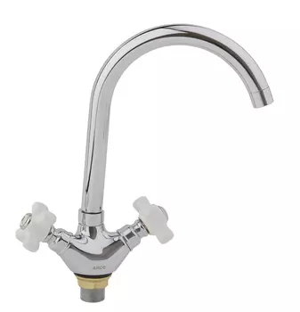 Смеситель для кухни Arco А4505 крестовые маховики, хром