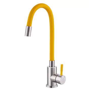 Смеситель для кухни ARGO наборт, SOLID жёлтый