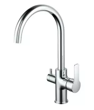 Смеситель для кухни, R-излив, с подключением к фильтру, арт. K27