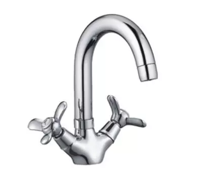 Смеситель для умывальника Frap F1312 с высоким изливом, хром