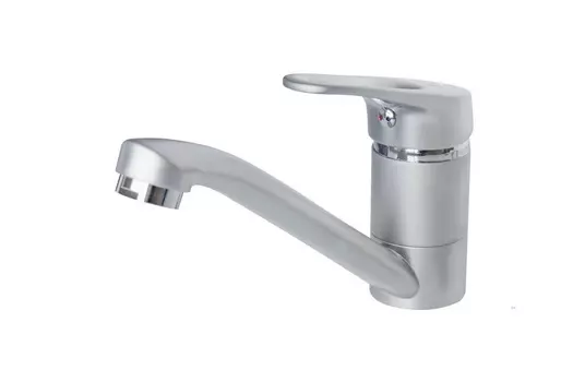 Смеситель для умывальника Frap F4513-1 с длинным изливом, матовый хром