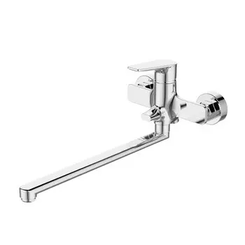 Смеситель для ванны Devida Viva с длинным изливом, хром