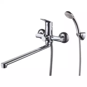 Смеситель для ванны Milardo Nelson NELSBLCM10 с длинным изливом, хром