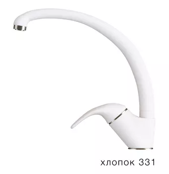 Смеситель кухонный Poligran «Эко» с высоким изливом хлопок №331