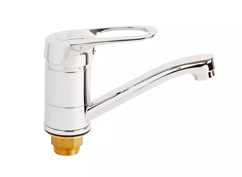 Смеситель ОПТИМА для кухни, излив 15 см, с гайкой, ОВ42(1)92