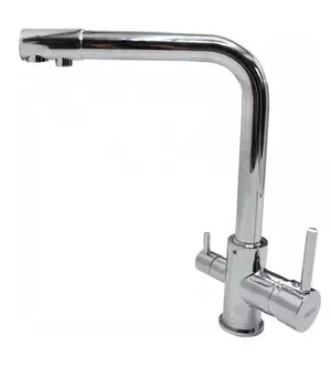 Смеситель ОПТИМА кухня 35 мм, с выходом под фильтр, О4059 ПОД ДЛИННЫЙ ШТУЦЕР (Габариты одного издел