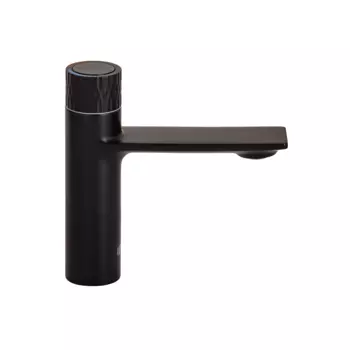 Смеситель ОПТИМА, умывальник 35 мм, с гайкой, черный, ОМ10(1)48BL