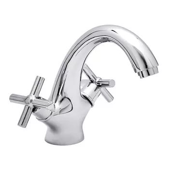 Смеситель ОПТИМА умывальник маховик крест, ОВ1544 ВAVARIA