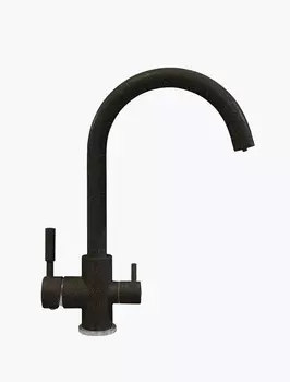 Смеситель TOLERO "Элара ДУО" черный №911