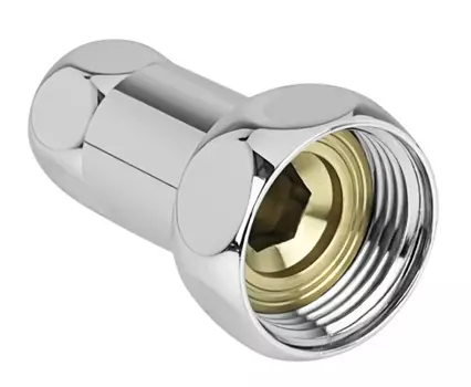 Соединение прямое с двумя накидными гайками 1 ВР х 3/4 ВР для полотенцесушителя, пара VALFEX